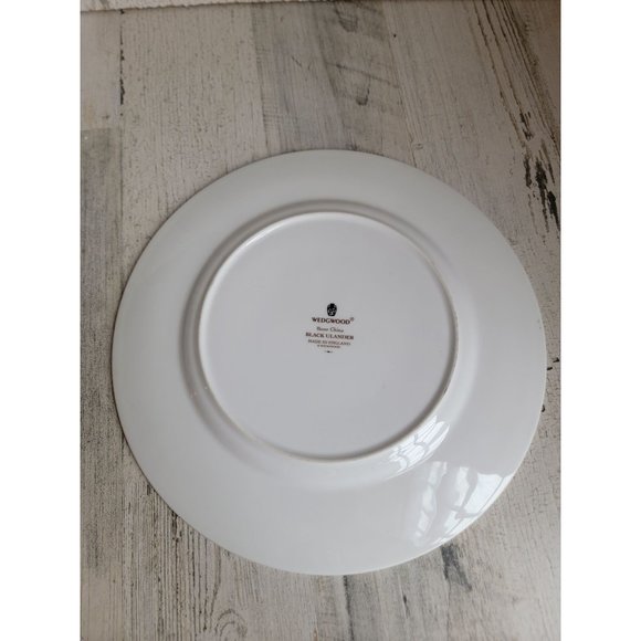 Wedgwood bone china black ulander 10" dinner plate - Picture 5 of 6